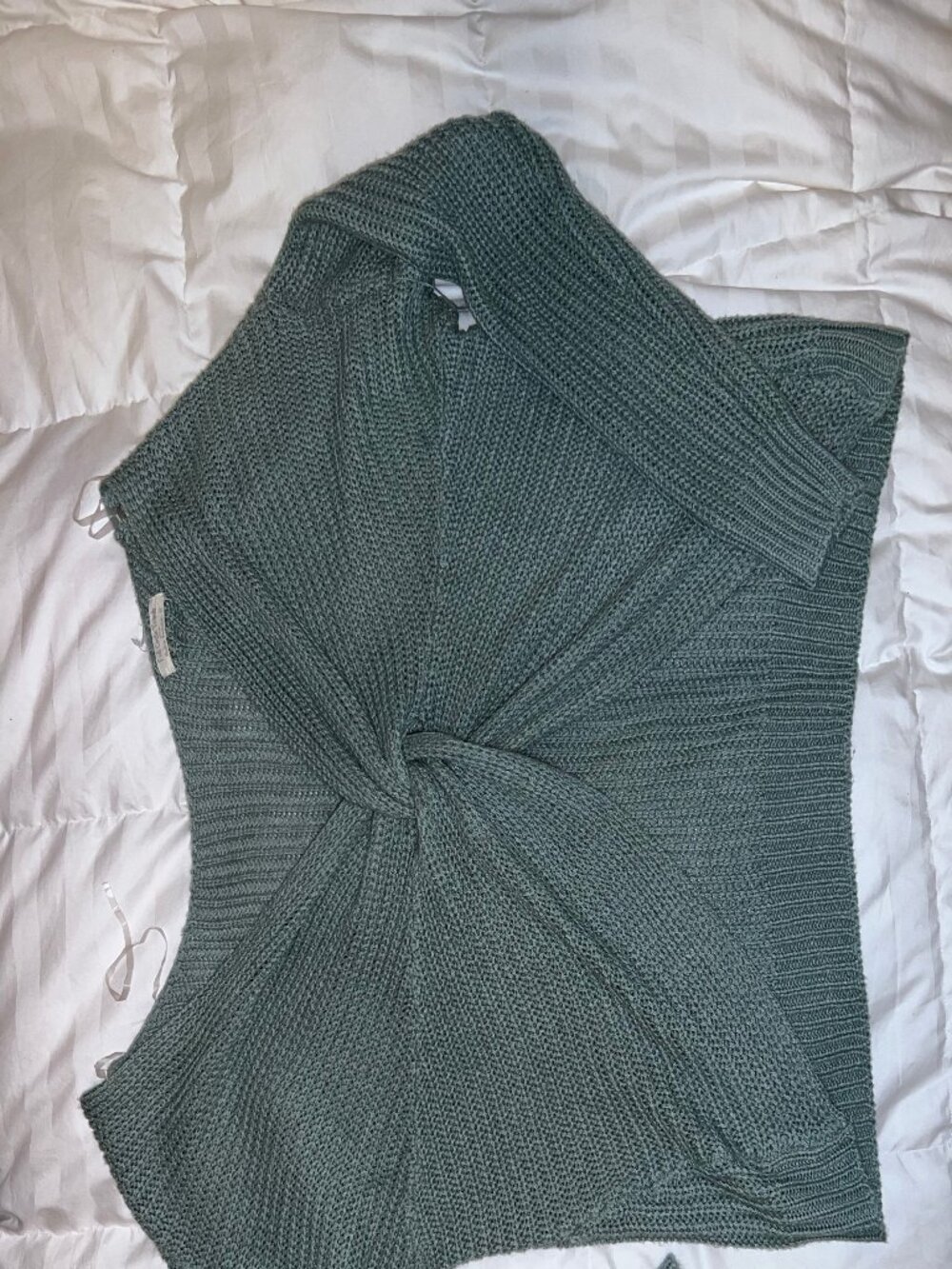 Comfy Green/Blue Sweat with Twist back